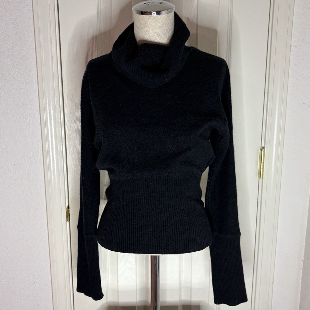 Max Mara Wool Cashmere Dark Gray Turtle Neck Sweater Women’s Size Small